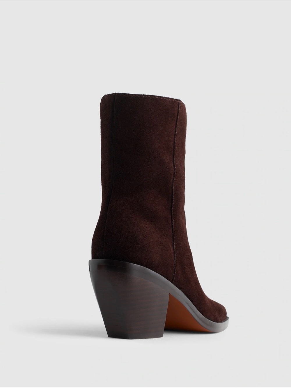 NWOB! MADEWELL Women’s The Idris Side-Zip Ankle Boot Coffee Bean Suede Size 9 - Picture 13 of 15
